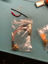 Conector macho de Cable SMA a SMA macho, Cable de conector recto RG316 RF, macho a hembra, ángulo recto, Coaxial RF