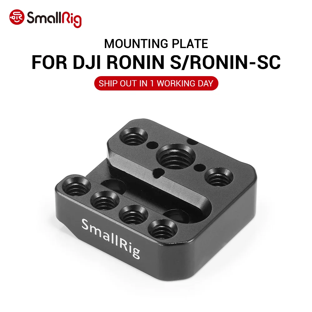 SmallRig Ronin-S Mounting Plate for DJI Ronin S W/ Nato Rail Arri Locating Holes Thread Holes Fr Magic Arm Handle Attachment
SmallRig Ronin-S Mounting Plate for DJI Ronin S W/ Nato Rail Arri Locating Holes Thread Holes Fr Magic Arm Handle Attachment