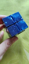 Cubo infinito antiestrés para adultos, cubo mágico de oficina con tapa, rompecabezas cúbico, juguetes para autismo, relajante, 2019