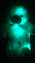 Luminosa 30/50/80cm creativo luz LED oso de peluche Animal relleno de peluche de juguete colorido brillante oso de peluche de regalo de Navidad para chico
