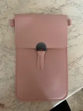 Cartera de bolsillo para exteriores para mujer, bolso cruzado decorativo con forma de corazón, pantalla táctil para teléfono móvil