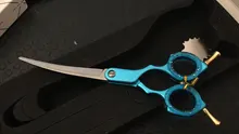Dog-Grooming-Scissors Cat-Shears 6inch for Curved New