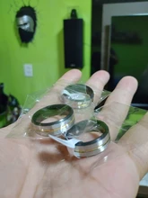 FDLK-anillos de boda clásicos de 3 estilos para hombre, anillo de acero inoxidable, negro, acero con rojo, azul, de aluminio, de compromiso