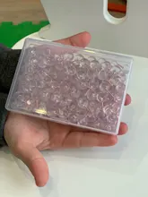 100 unids/caja Metal, acrílico, mapa alfileres cabeza acrílico con acero punto corcho JUNTA DE SEGURIDAD DE Thumbtack DE LA ESCUELA DE LA OFICINA