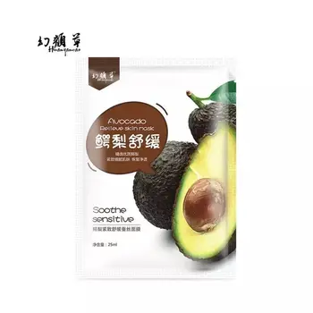 Tissue face mask with avocado, nourishing "huanyancao", 30g 
Tissue face mask with avocado, nourishing "huanyancao", 30g