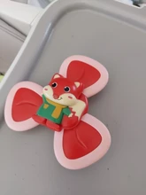 Juguetes Divertidos clásicos para niños, juguetes de dibujos animados para niños, con ventosa, Spinner, sonajero para bebé, juguetes de baño giratorios para niños