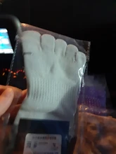 Calcetines de Invierno 1 pares 38-43 de los hombres al aire libre \ transpirable de algodón dedo del pie calcetines de deporte ciclismo correr 5 dedo del pie zapatillas calcetín