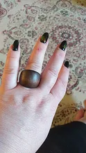 YULUCH-anillo étnico africano Vintage de madera para mujer, joyería de boda, regalos, 2019