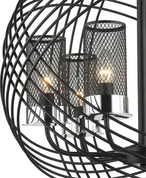 Pendant interior chandelier lumien Hall Eos in loft style, 60 W, E14, for 6 lamps
Pendant interior chandelier lumien Hall Eos in loft style, 60 W, E14, for 6 lamps