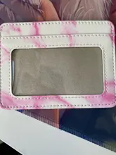 Tarjetero con patrón de mármol para hombre y mujer, estuche de piel sintética con patrón de mármol, resistente al agua, para tarjetas de identificación y negocios, 1 unidad