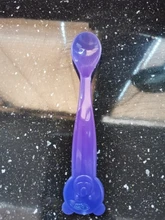 1Pc de seguridad PP temperatura cuchara para bebé cubertería Kids15X3.5cm vajilla