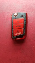 Funda para llave de coche, para Volkswagen, VW, Polo, Golf 7, MK7, Tiguan, passat, Skoda, Octavia, Kodiaq, Karoq, Seat Ateca, Leon