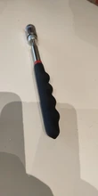 Captador magnético telescópico ajustable, mango extensible de largo alcance, herramienta práctica para recoger tuercas/perno/tornillos, varilla de succión
