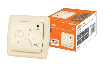 Thermostat for warm floors TPP 16A 250 V with a sensor 3 m "Onega" SL. Bone TDM
Thermostat for warm floors TPP 16A 250 V with a sensor 3 m "Onega" SL. Bone TDM