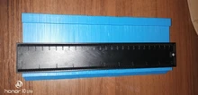 Calibrador de contornos irregulares de azulejos, regla de arco de plástico para medición de curvaturas y laminado de azulejos, plantilla manual de perfil de contorno de 12/14/25cm