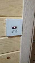 SMATRUL-Interruptor de luz de pared inteligente con Sensor infrarrojo, Panel de pantalla de vidrio, sin línea de fuego, fuente de alimentación de 220V, 10A, UE, Reino Unido