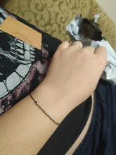 Pulsera de cadena negra ajustable con cuentas de código Morse hecha a mano, letras I Love You, Charm creativo de cartón, joyería para enamorados