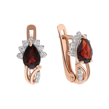 Silver earrings with cubic zirconia and Garnet sunlight sample 925 test
Silver earrings with cubic zirconia and Garnet sunlight sample 925 test