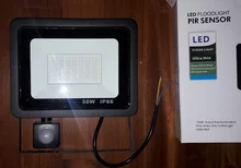 Led-Flood-Light Pir-Sensor Adjustable Street 220V 100W Induction 50W 20W 30W with 110V