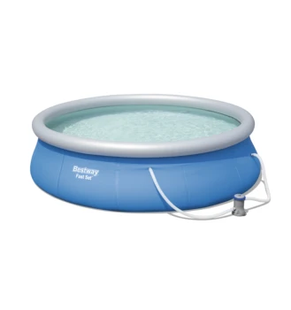 Водораспорный round basin fast set 396 х84 cm, 7340 L, with filter pump Bestway, item No. 57321
Водораспорный round basin fast set 396 х84 cm, 7340 L, with filter pump Bestway, item No. 57321