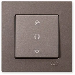 PnpnElectrıc Gns Eqona Metallic Mocha Blind Control Switch (Single-Button) 10A 220V AC Roller Blind Switch 1 Gang
PnpnElectrıc Gns Eqona Metallic Mocha Blind Control Switch (Single-Button) 10A 220V AC Roller Blind Switch 1 Gang