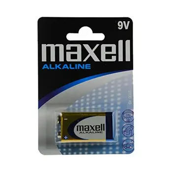 Alkaline battery Maxell MXBLR6LR61 LR61 9V
Alkaline battery Maxell MXBLR6LR61 LR61 9V