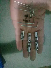 Acopladores de eje de motor de coche o barco en 2/3/3,17/4/5/6/6,35/8/10mm, juntas universales metálicas de acople para ejes