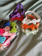 Conjunto de Diadema con lazo para el pelo, set de 20 unidades de cinta para el pelo, lazo de grogrén hecho a mano, diadema elástica, accesorios para el cabello para bebés y niños