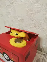 Alcancía electrónica de Pokemon Pikachu de alta calidad, para niños, amigos, regalo de cumpleaños y Navidad