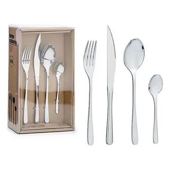 Pieces of Cutlery Silver (7 x 26,5 x 16,5 cm) (16 pcs)
Pieces of Cutlery Silver (7 x 26,5 x 16,5 cm) (16 pcs)