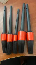 5 uds lavado de coche detallado de coches cepillo de limpieza automática herramientas de limpieza de coche detallando conjunto accesorios para el tablero de aire cepillo de limpieza de salida