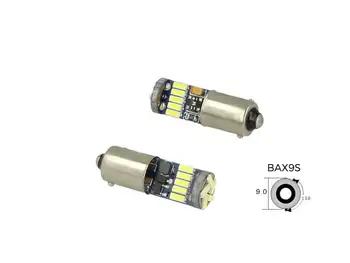 Led bulb Canbus H6W BAX9S crooked feet 15 Smd 4014 White No error Check lights 12V without Polarita
Led bulb Canbus H6W BAX9S crooked feet 15 Smd 4014 White No error Check lights 12V without Polarita