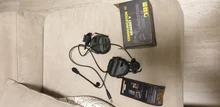 Auriculares tácticos con protección auditiva, cascos militares Airsoft con reducción de ruido y pastilla de sonido