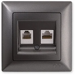 PnpnElectrıc Gns Visage Ambiance Metallic Smoked Gray Data + Numerical Socket (RJ45 Cat6 + Cat3) data + Telephone Socket
PnpnElectrıc Gns Visage Ambiance Metallic Smoked Gray Data + Numerical Socket (RJ45 Cat6 + Cat3) data + Telephone Socket