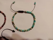 Pulsera de cuentas de piedra ajustable de 4MM para mujer, brazalete tejido de ágatas naturales, jaspe, ónix, lapislázuli, regalo de Año Nuevo, joyería