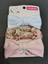 Diadema elástica con lazo anudado para el pelo, cinta para el pelo anudada, regalos para bebé, 3 uds., 2018