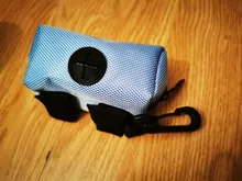 Bolsa de desechos para mascotas, bolsas de almacenamiento de alta capacidad, bolsa de basura para exteriores, cuerda de tracción fácil