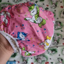 Pañal de baño para bebés de 7 a 20 kg, pantalones de piscina, bañador, traje de estilo flamenco reutilizable, de unicornio