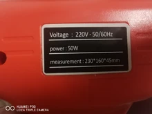 50W práctico soldador de plástico parachoques de coche reparación de la máquina de soldadura reparación herramienta caliente grapadoras para la reparación de piezas de plástico