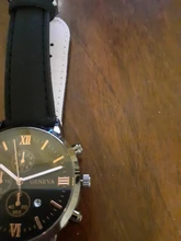 Pulsera de cuarzo para hombre, reloj deportivo masculino en material de acero inoxidable, con correa de cuero, estilo de negocios, a la moda, 2020