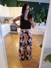 NASHAKAITE vestido para madre e hija otoño verano florales de retales vestido largo para mamá y mí ropa de madre e hija