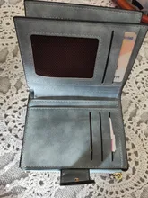 Cartera de cuero con broche para mujer, monedero pequeño y delgado, tarjetero, billetera y cartera de diseñador de marca de lujo, 2021