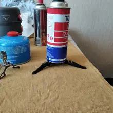 Outdoor Camping Tripod-Holder Oil-Bottle Stove Support Fixed-Bracket Gas-Cylinder Foldable