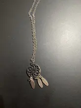 Collar de atrapasueños de aleación o acero inoxidable para mujer, collar de atrapasueños con pluma étnica Bohemia para Yoga, Mandala indio, Lotus, atrapasueños