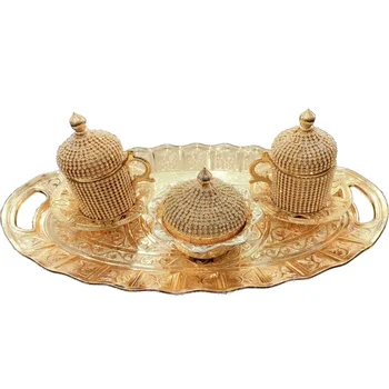 Turkish Tea Coffee Set Espresso Cups Set Anatolian Arabic Coffee Cups Set Ottoman Tea Sets MADE IN TURKEY Set 2 - (9 PCS) Copper
Turkish Tea Coffee Set Espresso Cups Set Anatolian Arabic Coffee Cups Set Ottoman Tea Sets MADE IN TURKEY Set 2 - (9 PCS) Copper