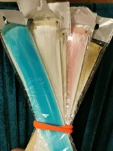 Leeons-extensiones de cabello sintético para mujer, de una pieza postizo largo y liso, color azul, marrón, 2 tonos