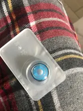 Lentillas de colores para Cosplay de Halloween, lentes de contacto de Color rojo y azul