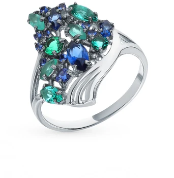 Silver ring with cubic zirconia sunlight
Silver ring with cubic zirconia sunlight