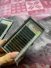 Extensiones de pestañas individuales B C CC D, pestañas postizas de todos los tamaños, clásicas de visón, 0,03-0,25mm