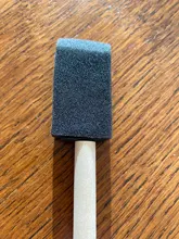 10 unids/set brocha de esponja para pintura juguetes sello con mango de madera esponja cepillos los niños de dibujo y pintura de grafiti herramientas de la fuente de la escuela